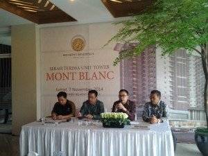 Arvin F. Iskandar (dua dari kanan) saat Press Conference