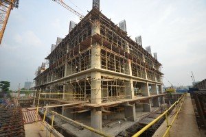Progres Proyek Apartemen Saumata Serpong
