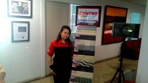 Presiden Direktur PT Puri Kemenangan Jaya Jusmery Chandra dengan produk Rock Series