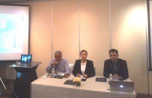 Claire Lisin, Asia Pacific Operation Director Mt. Helix (tengah) saat jumpa pers