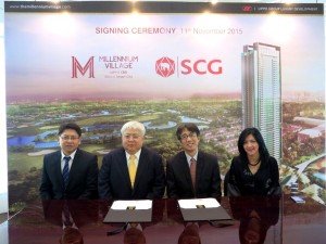 Penandatangan kerjasama SCG dan Lippo Karawaci