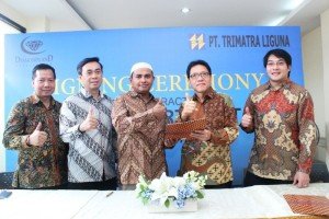 Prosesi penadatangan kerjasama pembangunan Dave Apartment