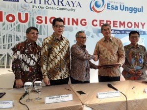 Penandatanganan MoU Ciputra Residence dan Universitas Esa Unggul