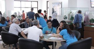 Suasana peluncuran cluster Feia dipenuhi calon konsumen.