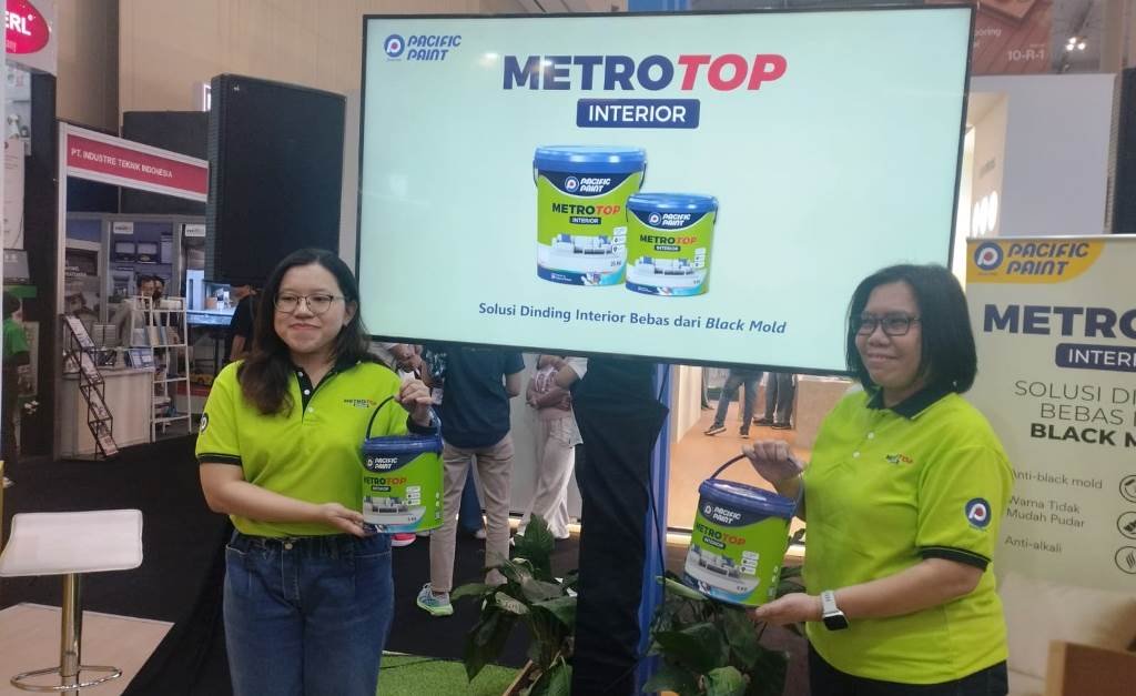 Pacific Paint Luncurkan Metrotop Interior Berteknologi Anti-Black Mold