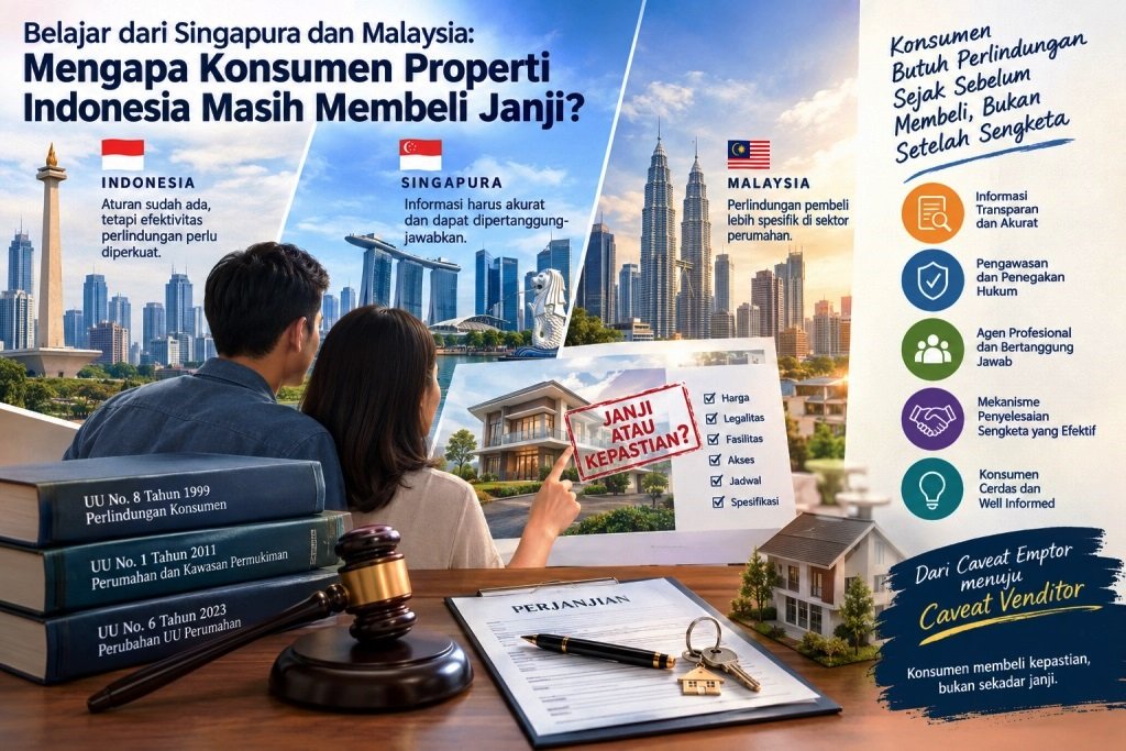 Belajar dari Singapura dan Malaysia: Mengapa Konsumen Properti Indonesia Masih Membeli Janji?