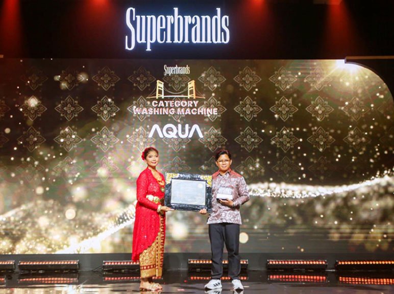 AQUA Elektronik Sabet Dua Penghargaan Superbrands Indonesia’s Kategori Kulkas Dan Mesin Cuci