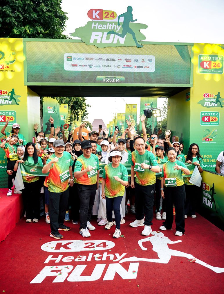Rayakan 24 Tahun , Apotek K-24 Sukses Gelar K-24 Healthy Run 2026 Di Yogyakarta